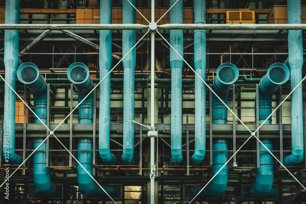 Pipes and Vents Centre Pompideu, Paris