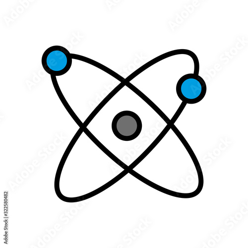 Molecule icon vector