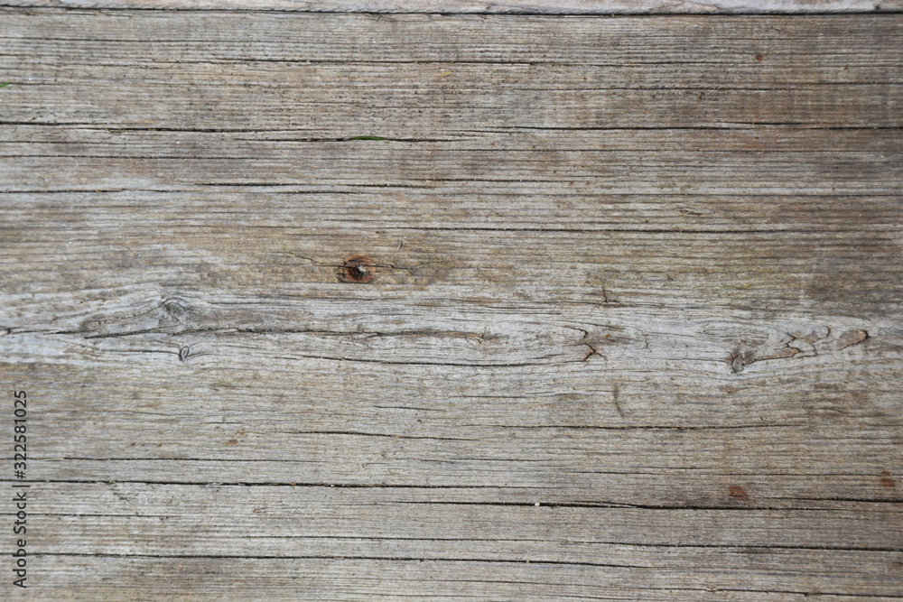 Background of wooden texture. Grey wooden board with cracks Background of wooden texture. Grey wooden board with cracks