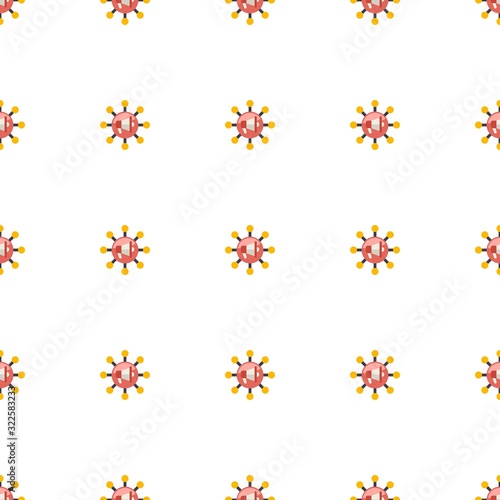 Global education icon pattern seamless isolated on white background
