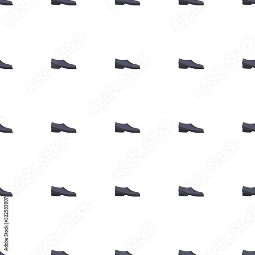 Fototapeta Naklejka Na Ścianę i Meble -  Man shoes icon pattern seamless isolated on white background