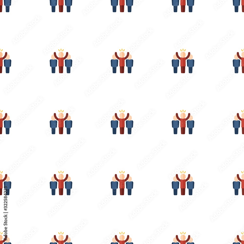 leader icon pattern seamless isolated on white background leader icon pattern seamless isolated on white background