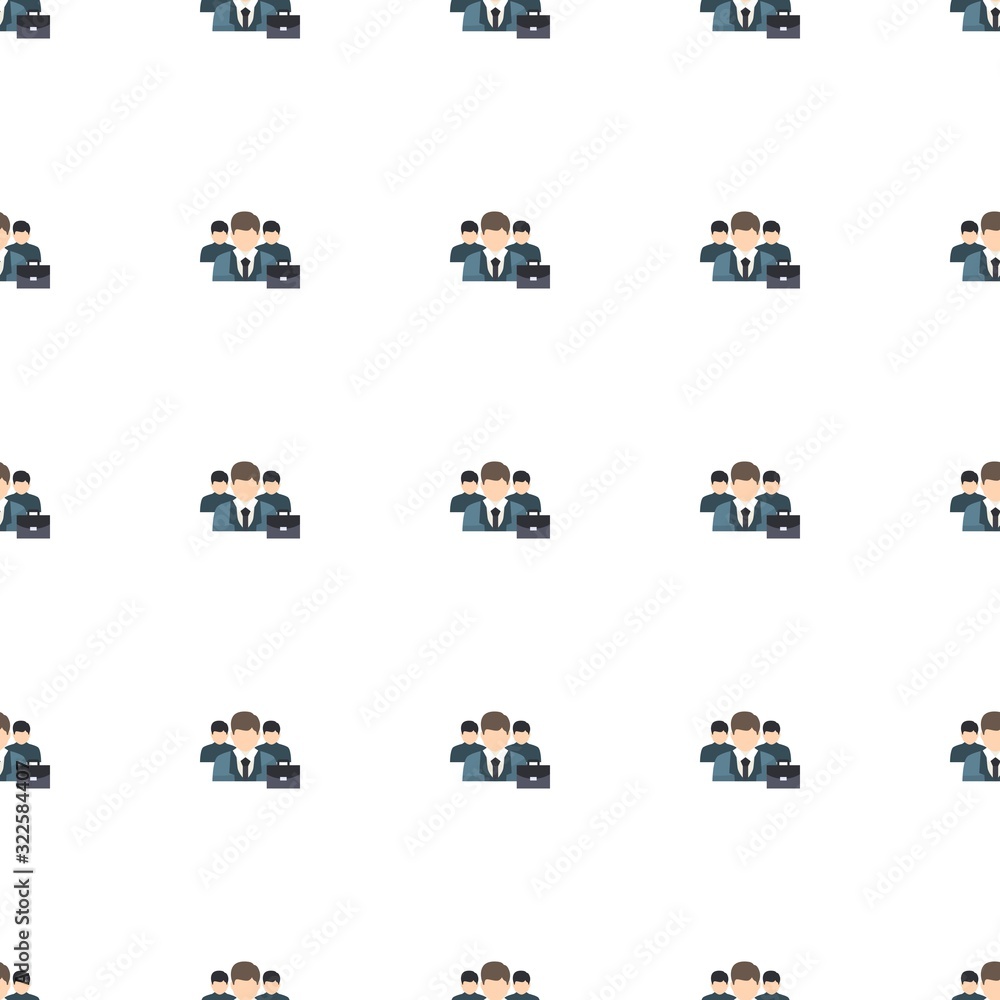business people icon pattern seamless isolated on white background
