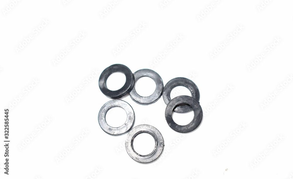 Rubber Seal for Industrial on the white background Rubber Seal for Industrial on the white background