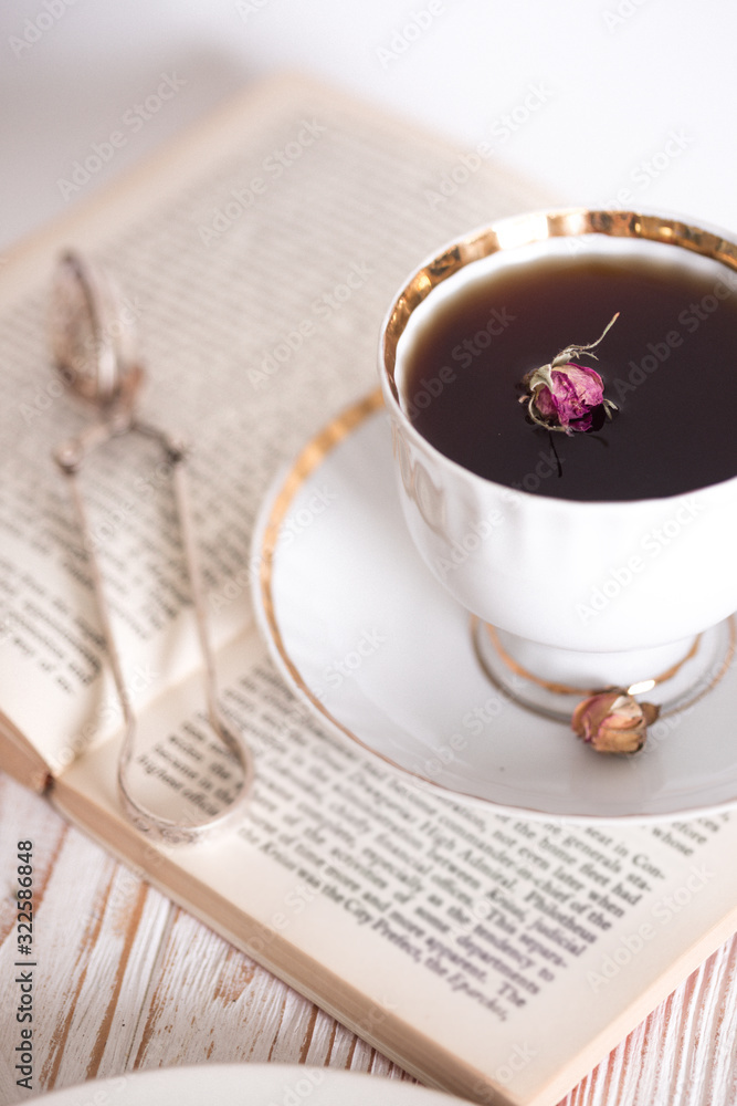 cup of tea and a book cup of tea and a book