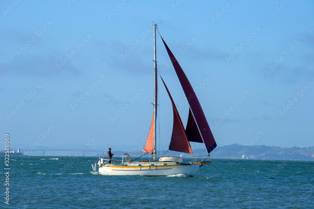 Obraz premium Red Sails