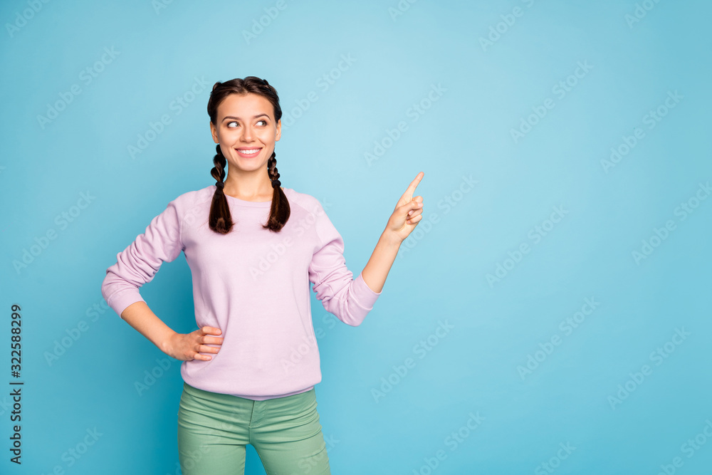 Portrait of her she nice attractive lovely cheerful cheery girl showing like follow subscribe ad advert isolated on bright vivid shine vibrant blue green teal turquoise color background Portrait of her she nice attractive lovely cheerful cheery girl showing like follow subscribe ad advert isolated on bright vivid shine vibrant blue green teal turquoise color background