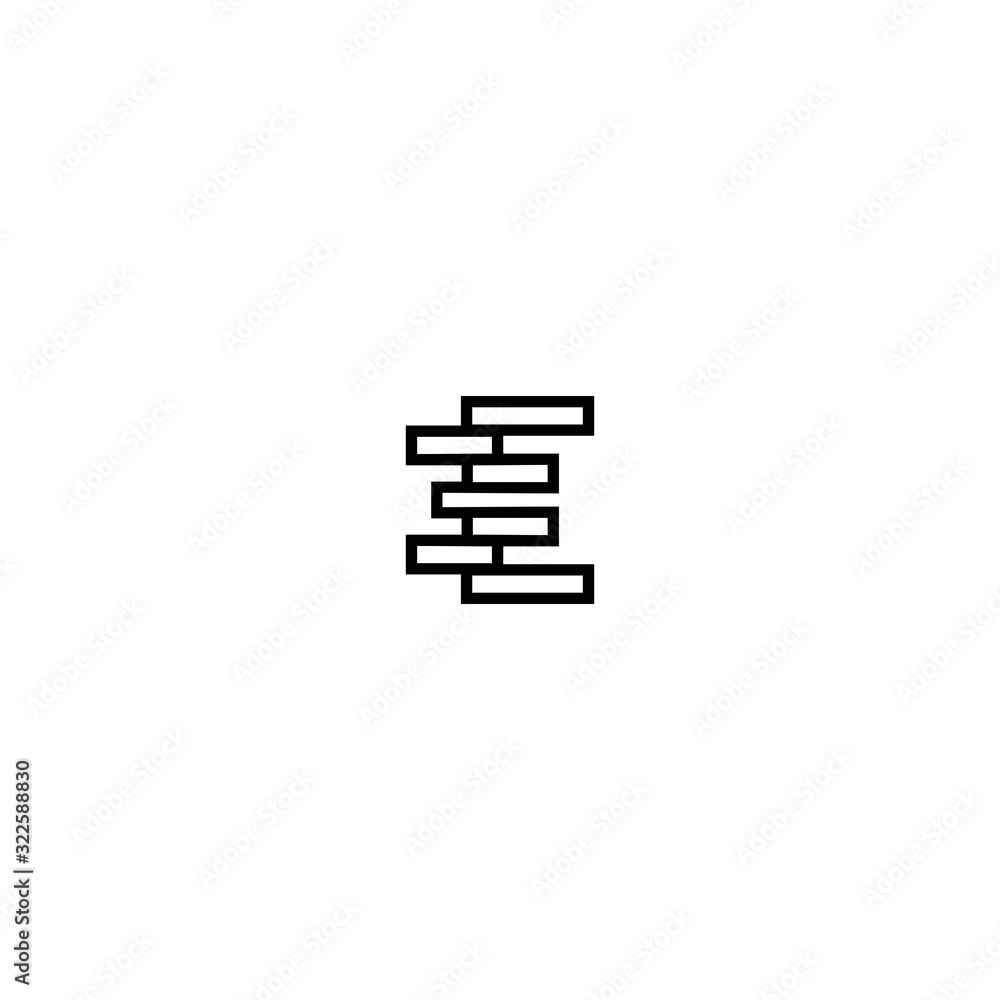 E Logo Icon Vector Template