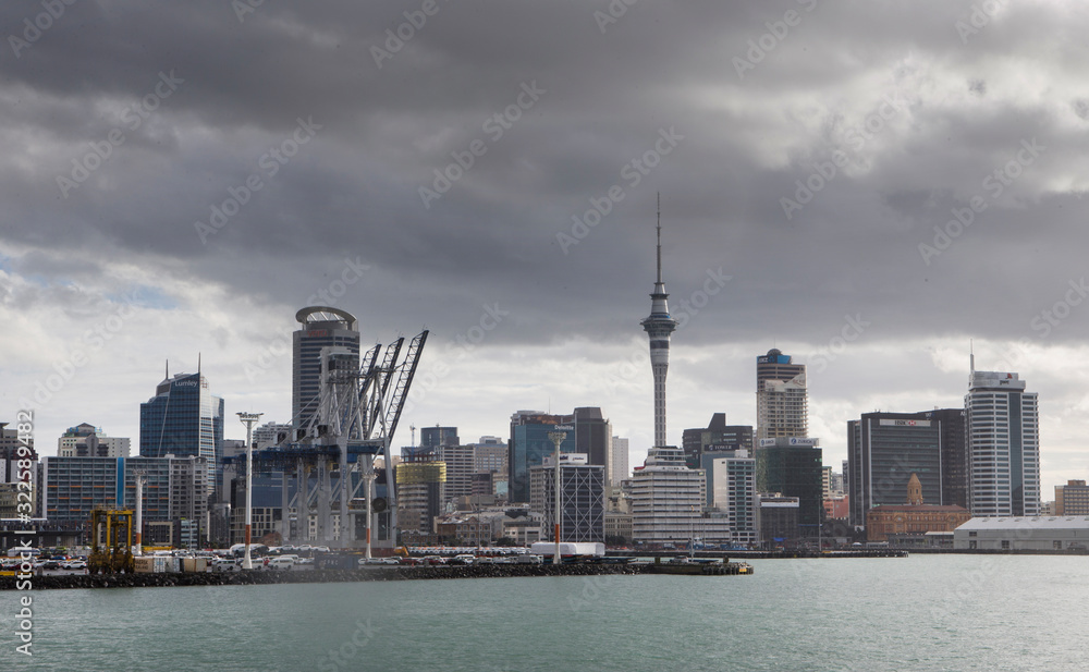 Auckland New Zealand. Skyline