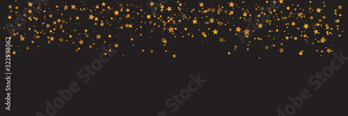 Black orange star abstract background
