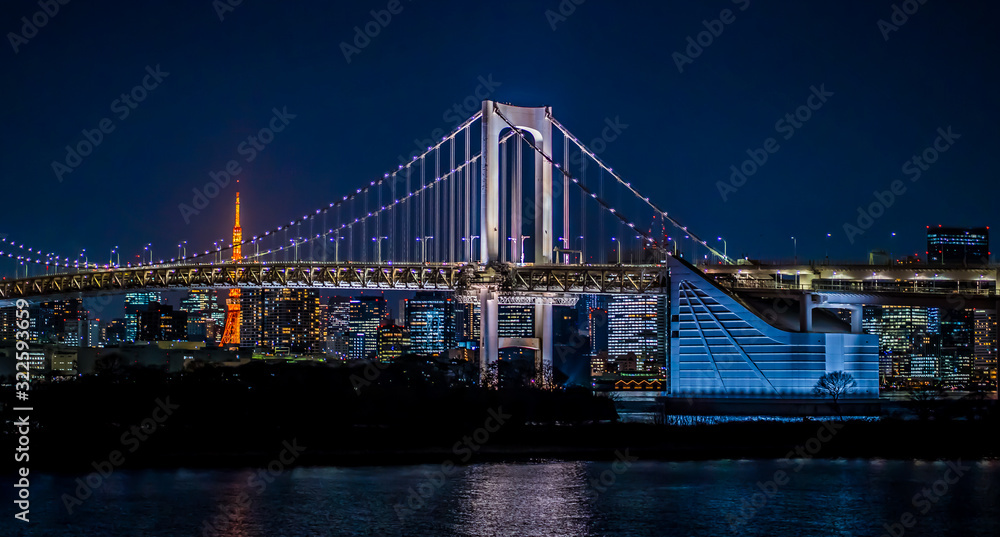 東京 お台場の夜景 ~ Night View of Tokyo Odaiba ~