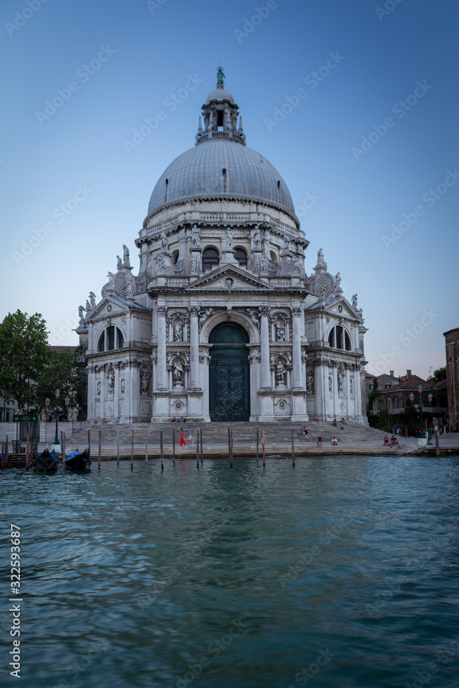Basilica Saint Mary of Health (Basilica di Santa Maria della Salute) in Venice, Italy