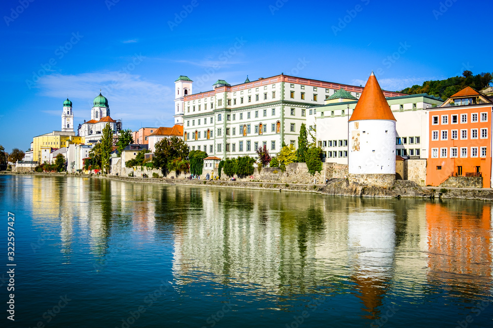 Fototapeta premium passau - bavaria - old town