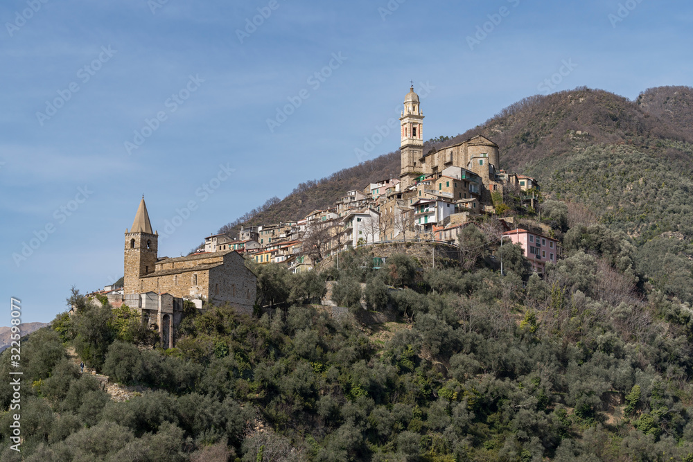 Montalto ancient village, Liguria region, Italy Montalto ancient village, Liguria region, Italy