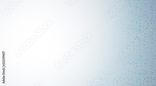White and Blue Microchip on Technology Background,hi Tech and security Concept design,Free Space For text in put,Vector illustration.