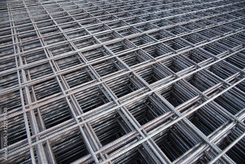 Canvas Print Steel bar iron wire in factory