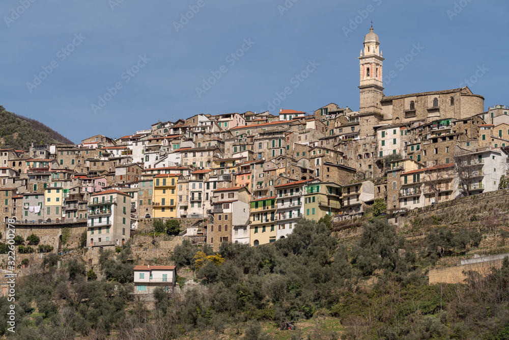 Montalto ancient village, Liguria region, Italy