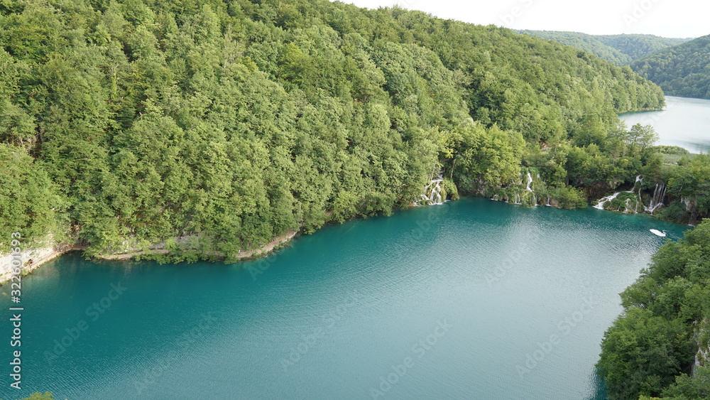 Plitvice Lakes National Park Croatia, beautiful nature, idyll