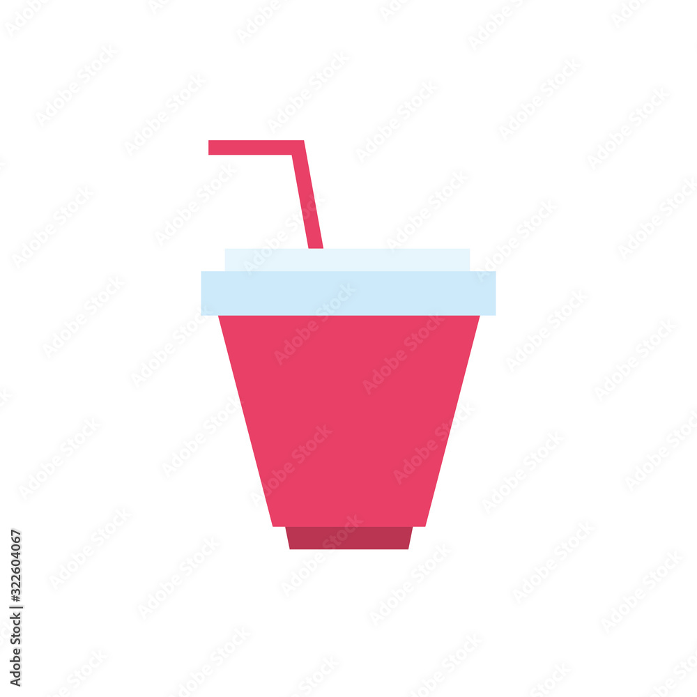 delicious coffee in plastic container icon delicious coffee in plastic container icon