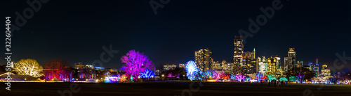 The skyline in the city of Austin.