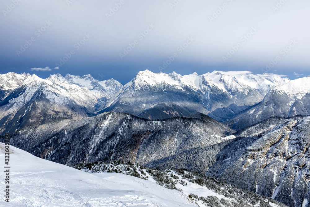 Winterstimmung im Karwendelgebirge