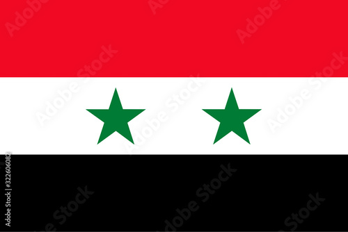 flag of syria photo