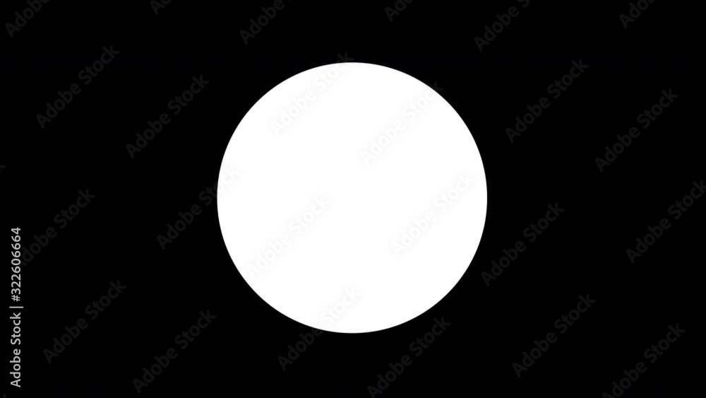 4K White Circle moving to center background. Copyspace and motion graphic concept idea background. 4K White Circle moving to center background. Copyspace and motion graphic concept idea background.