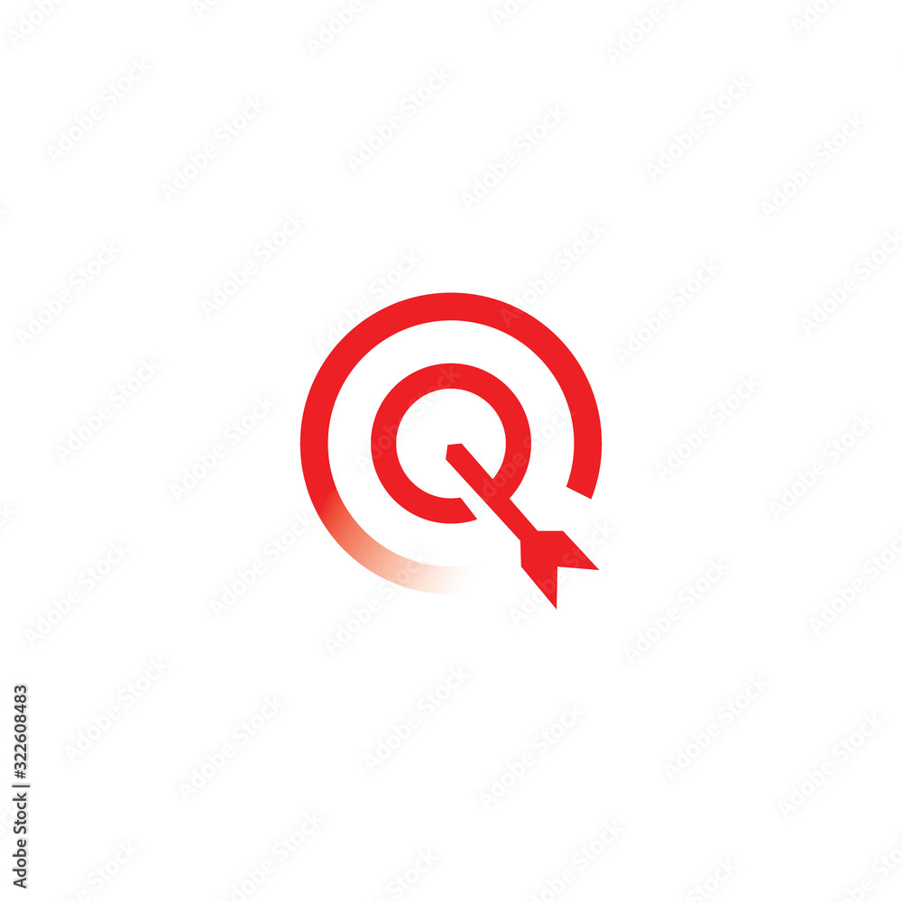 Target icon logo design for business or sport with arrow symbol. Goal Logo. Target icon logo design for business or sport with arrow symbol. Goal Logo.