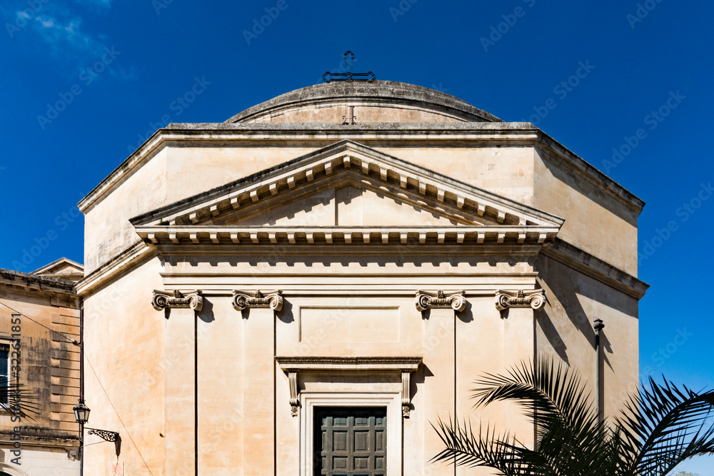 Church of Saint Mary 'della Porta' in historical town Lecce, Italy