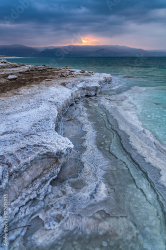 Dead sea unique salty views