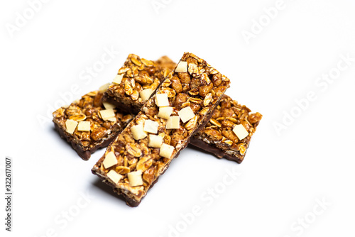 Protein granola bars with nuts