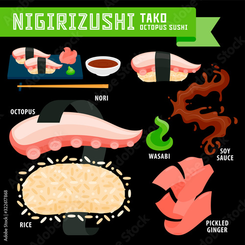 nigirizushi tako