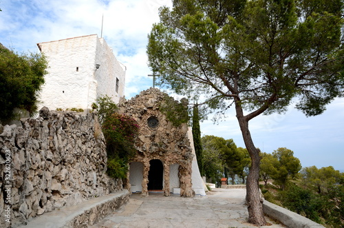 Ermita de la Trinitat near Sitges in Catalonia, Spain