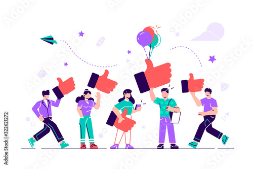 People give review rating and feedback