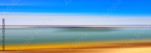 Abstract line de-focus soft horizontal background. Digital illustration.