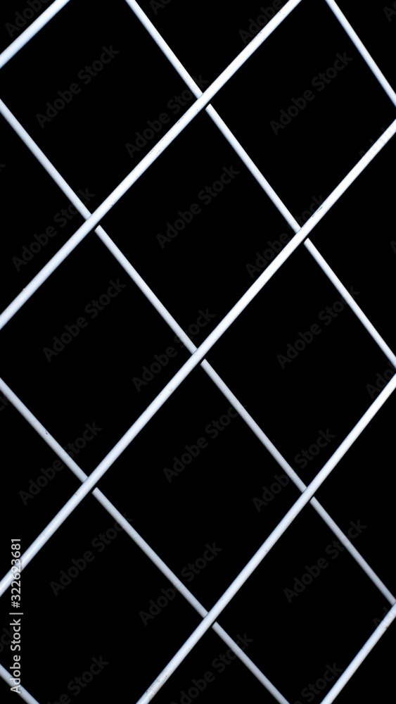 White grid background on black White grid background on black