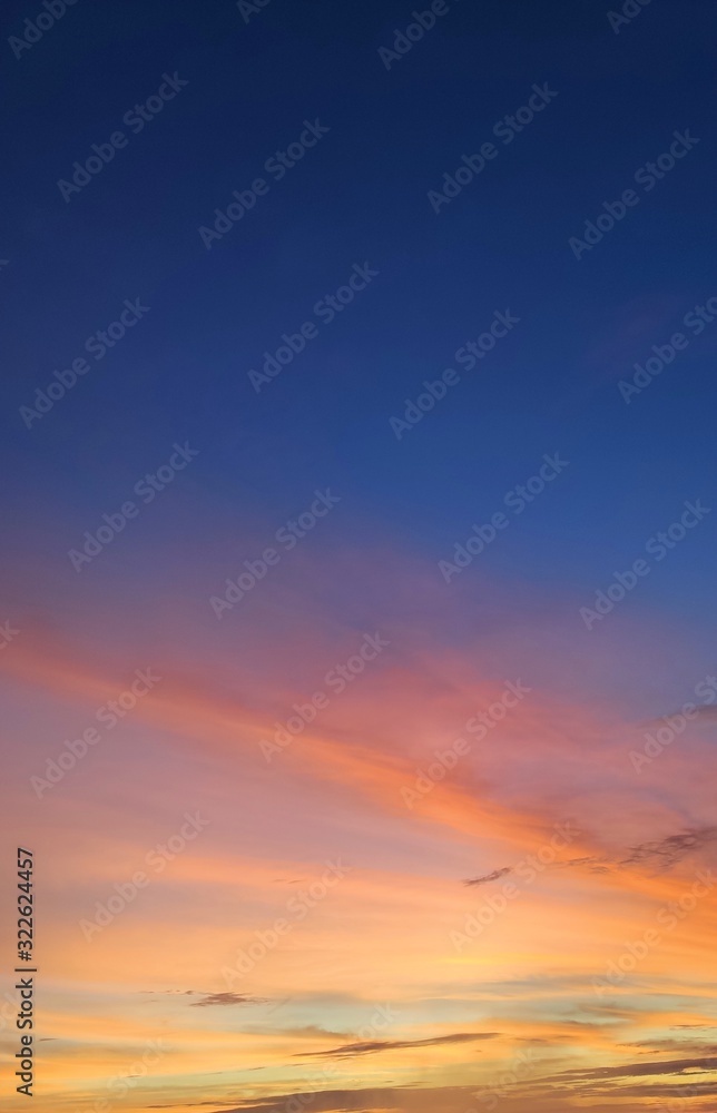 sky with clouds