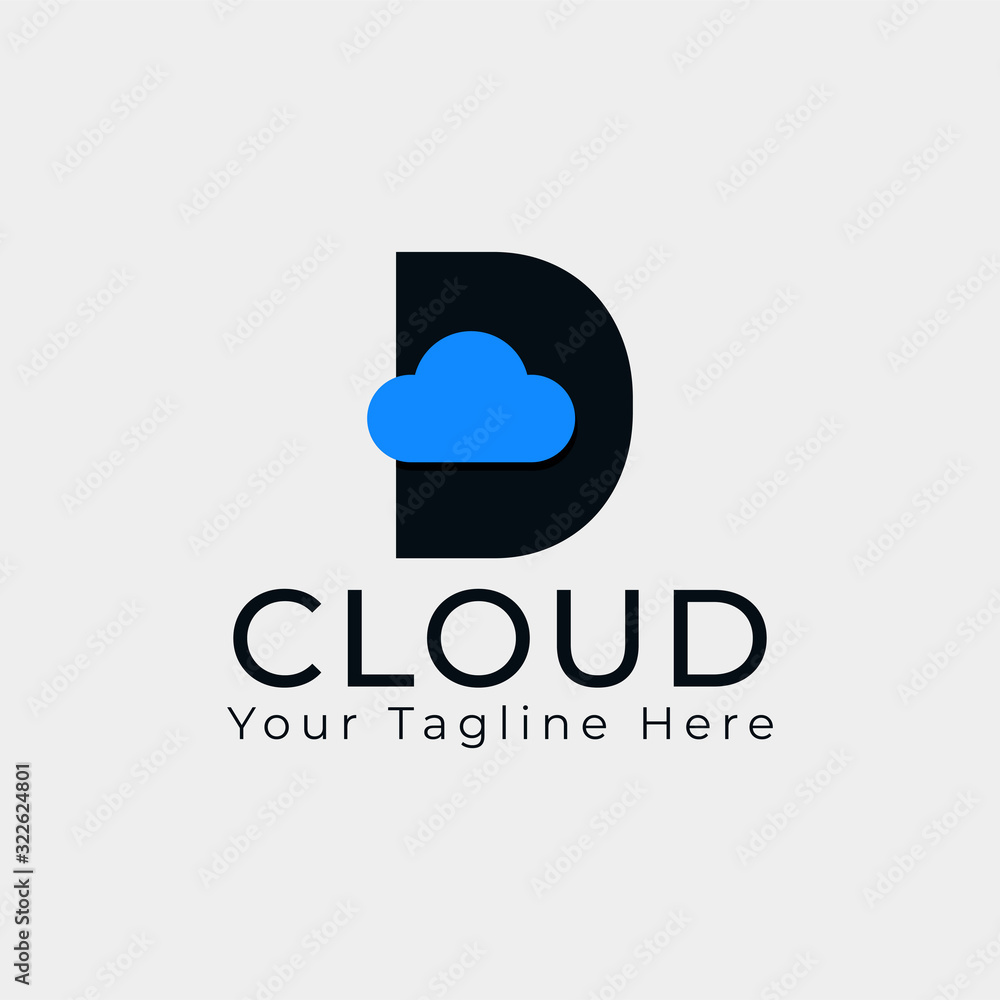 cloud logo template design suitable for your business logo cloud logo template design suitable for your business logo