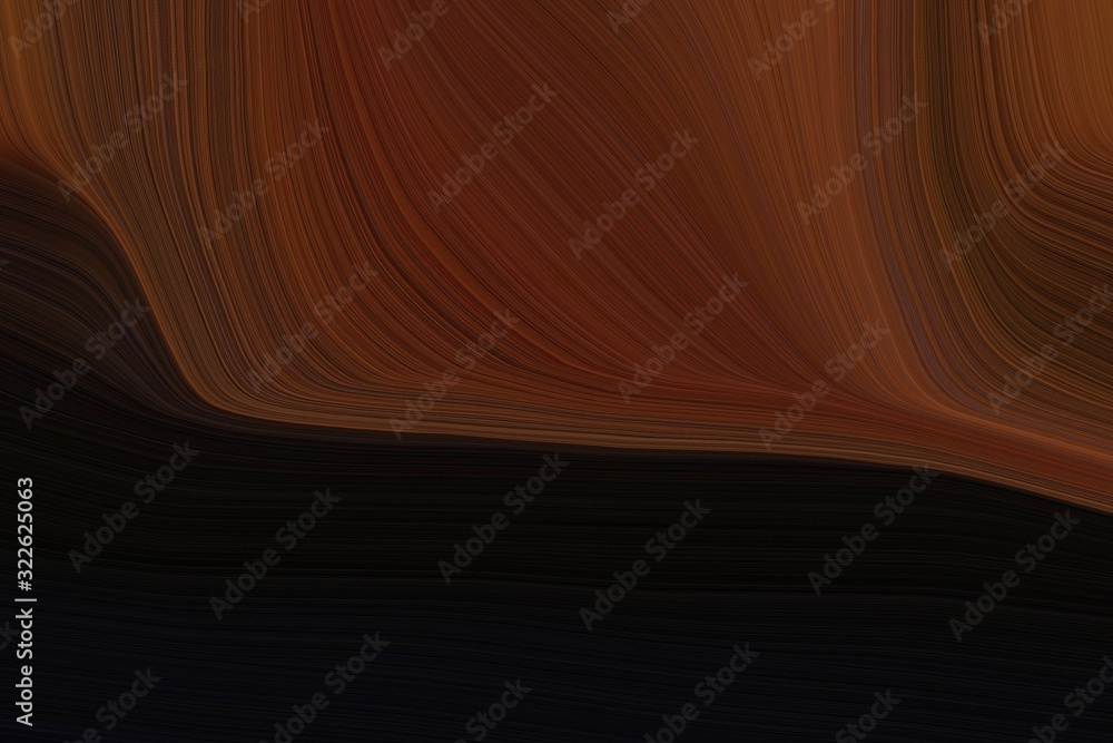 artistic wave lines with elegant curvy swirl waves background illustration with very dark red, dark red and black color artistic wave lines with elegant curvy swirl waves background illustration with very dark red, dark red and black color