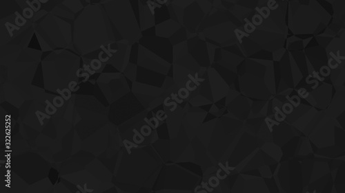 black abstract triangular background, wallpaper