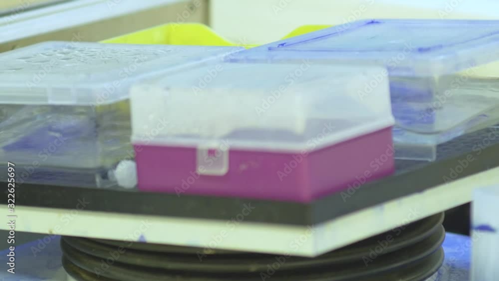 Close up of laboratory, research and modern investigation Close up of laboratory, research and modern investigation