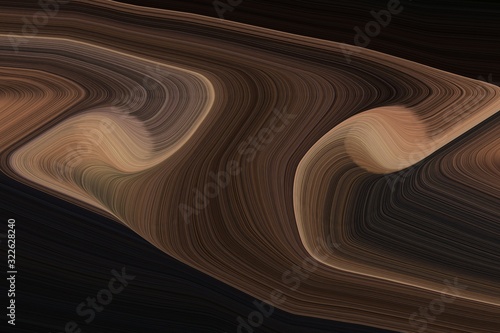 abstract artistic with smooth swirl waves background illustration with very dark pink  pastel brown and old mauve color