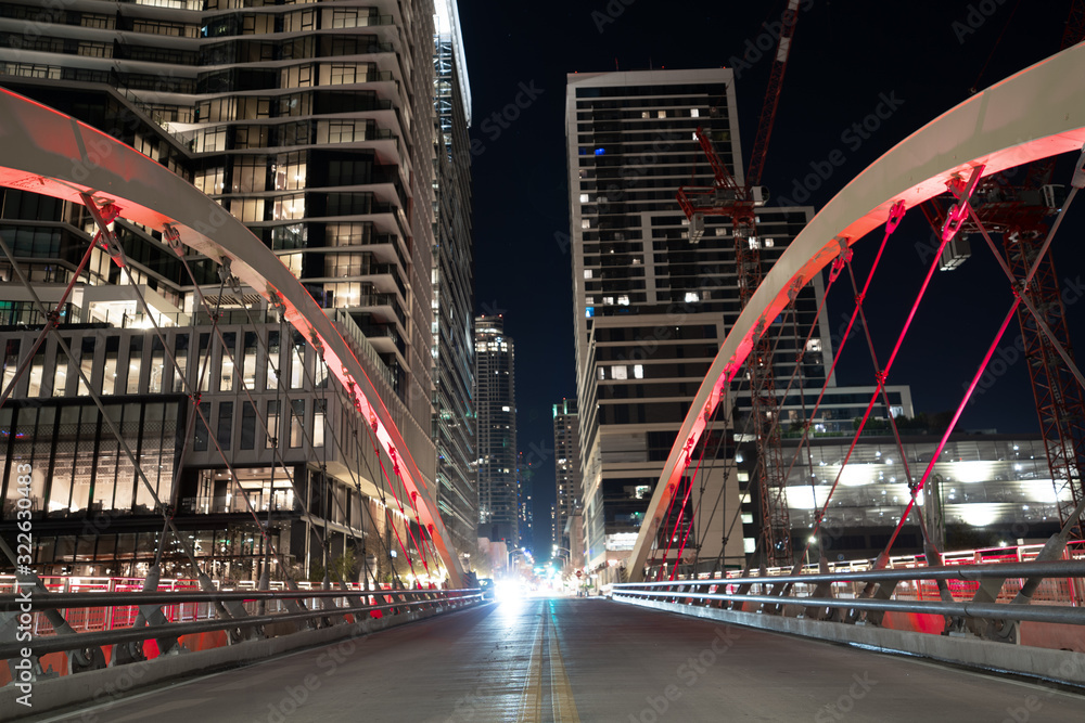 Naklejka premium The skyline of Austin, Texas. 