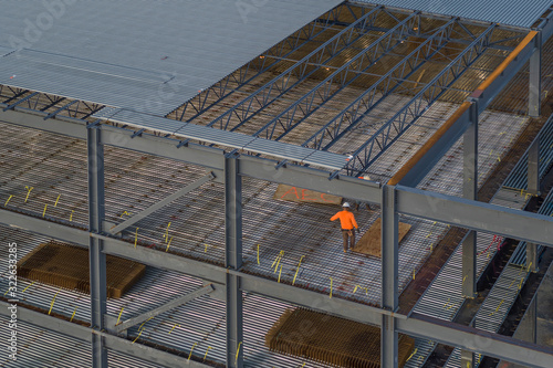 Workers at Commercial Building in Stone Mountain, Georgia