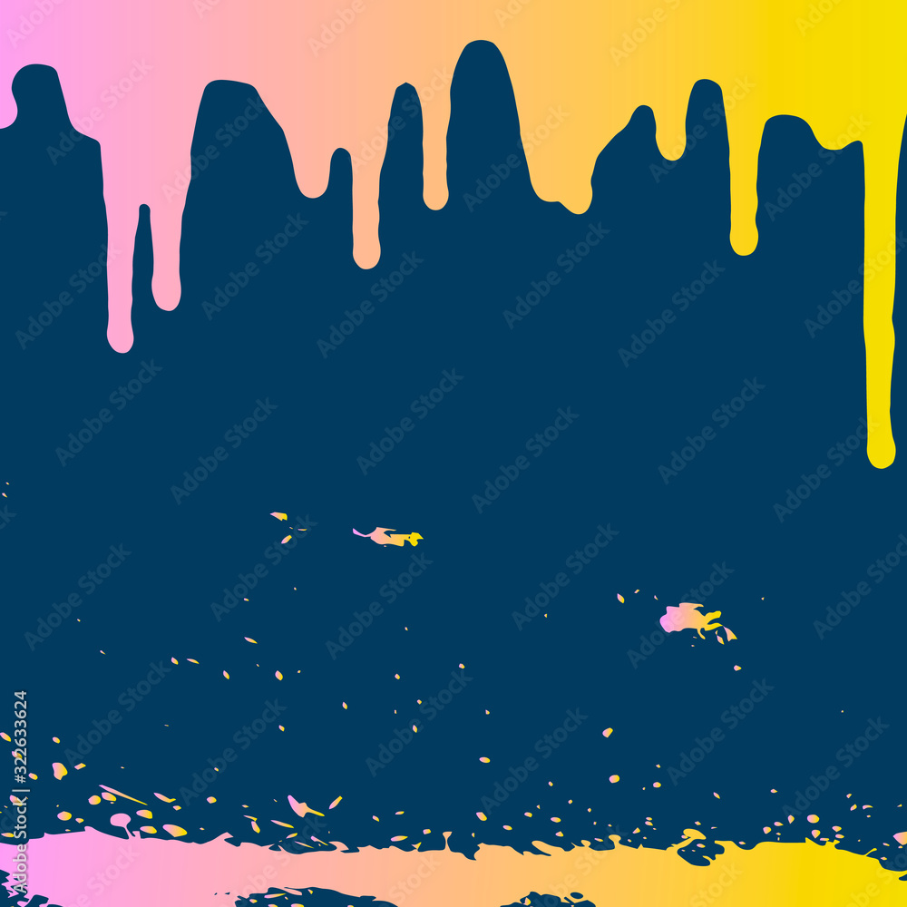 splashes of paint splatters flying in different directions. vector splashes of paint splatters flying in different directions. vector