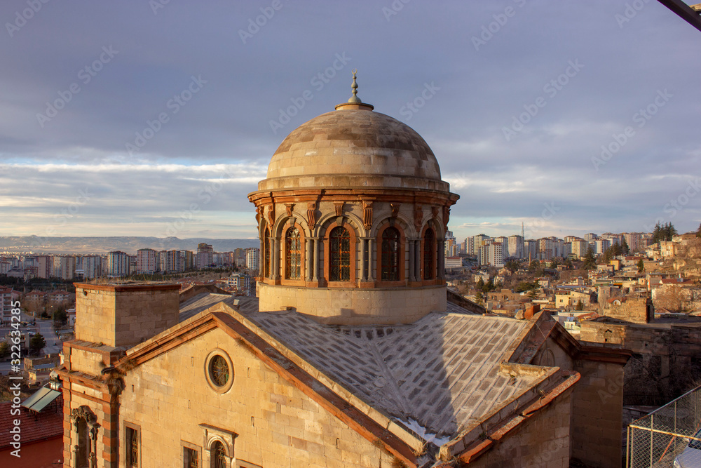 Fototapeta premium (Yaman Dede Cami) Greek Panaya Church In Kayseri