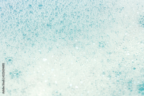 water foam with bubble background