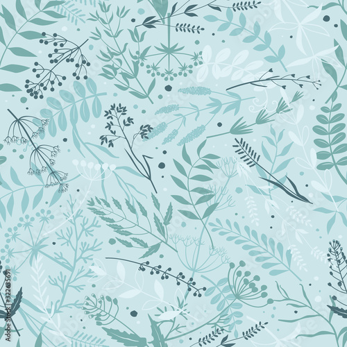 Seamless pattern of flowers...