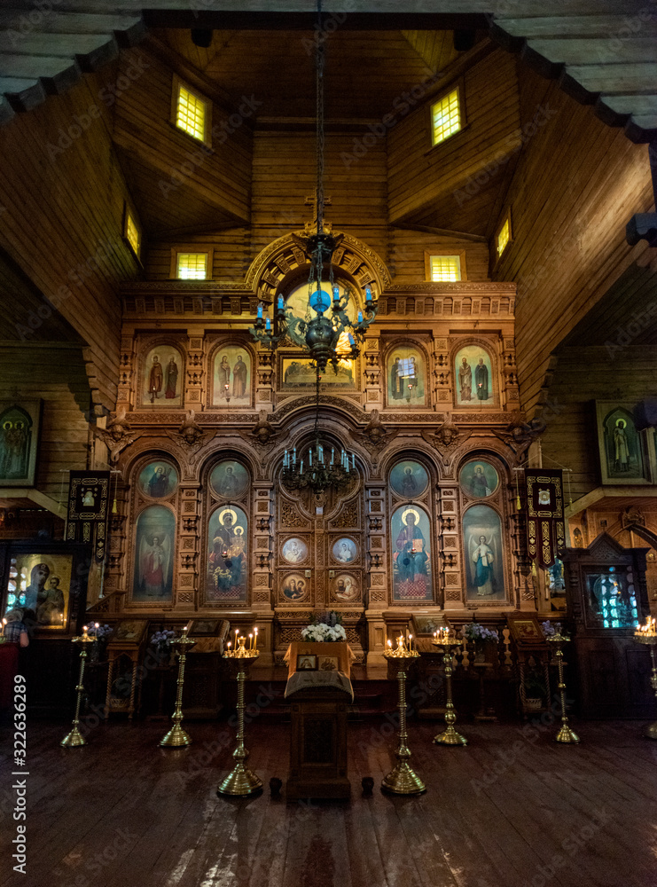 Obraz premium Church of the Kazan Icon of the Mother of God. Vyritsa..