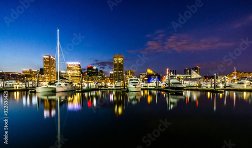 Baltimore Cityscape  USA